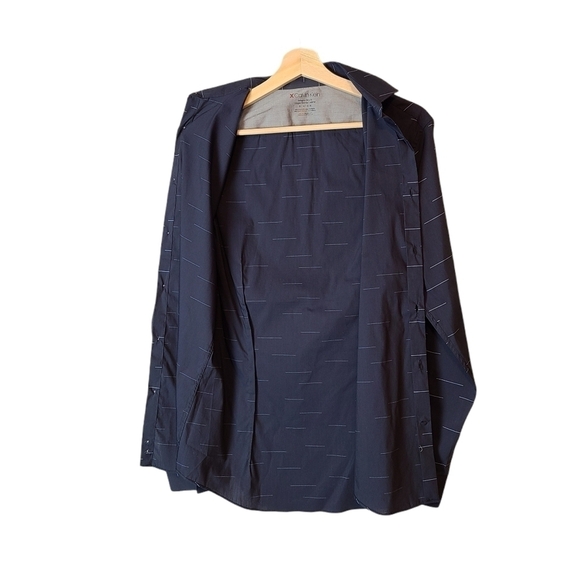 Calvin Klein dark  blue Extreme slim fit shirt - Picture 3 of 9